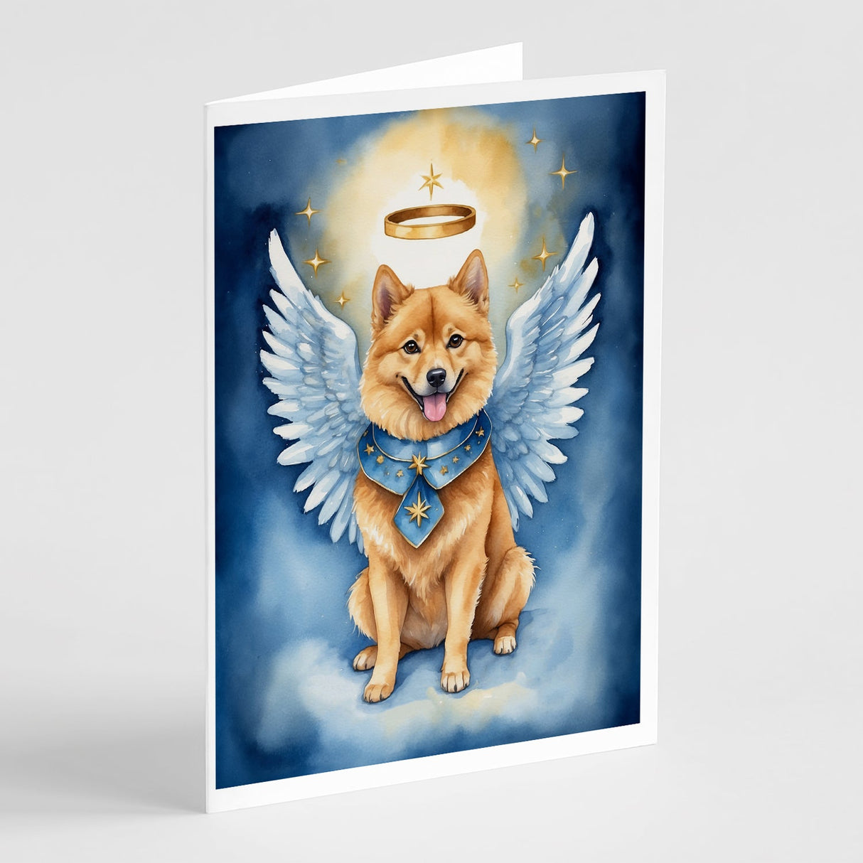 Finnish Spitz My Angel Greeting Cards Pack of 8