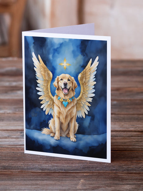 Golden Retriever My Angel Greeting Cards Pack of 8