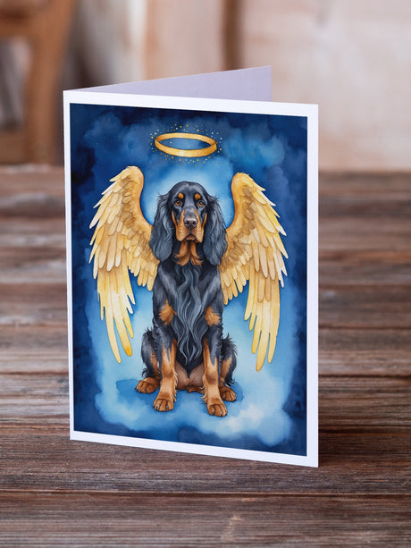 Gordon Setter My Angel Greeting Cards Pack of 8