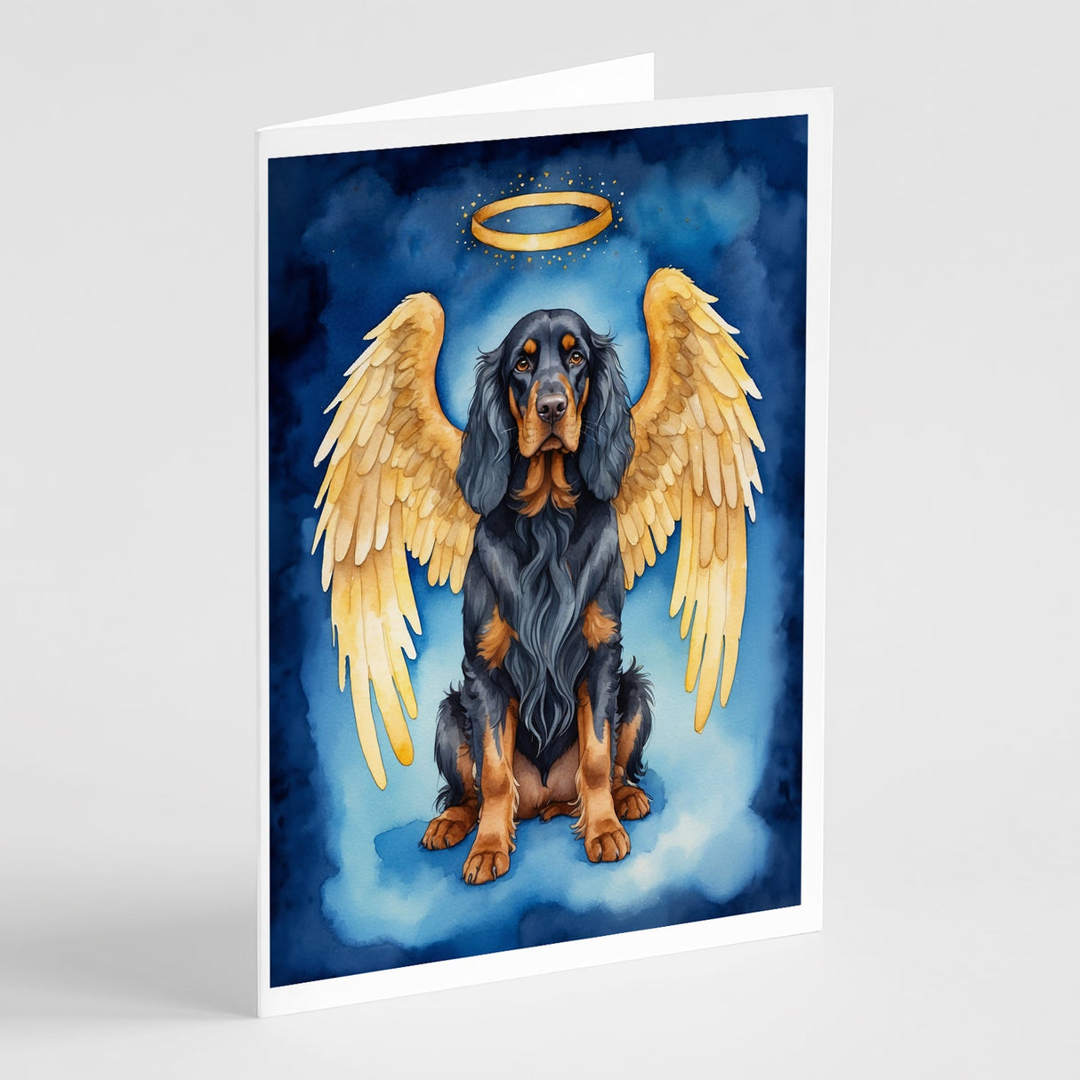 Gordon Setter My Angel Greeting Cards Pack of 8