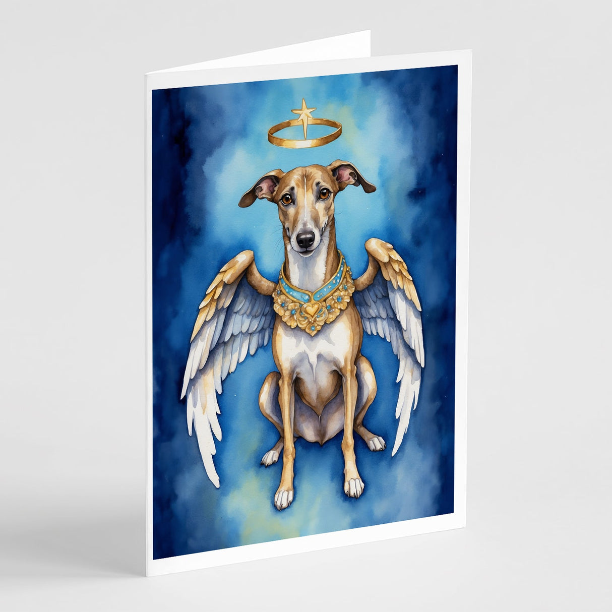 Greyhound My Angel Greeting Cards Pack of 8