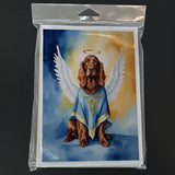 Irish Setter My Angel Greeting Cards Pack of 8