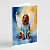 Irish Setter My Angel Greeting Cards Pack of 8