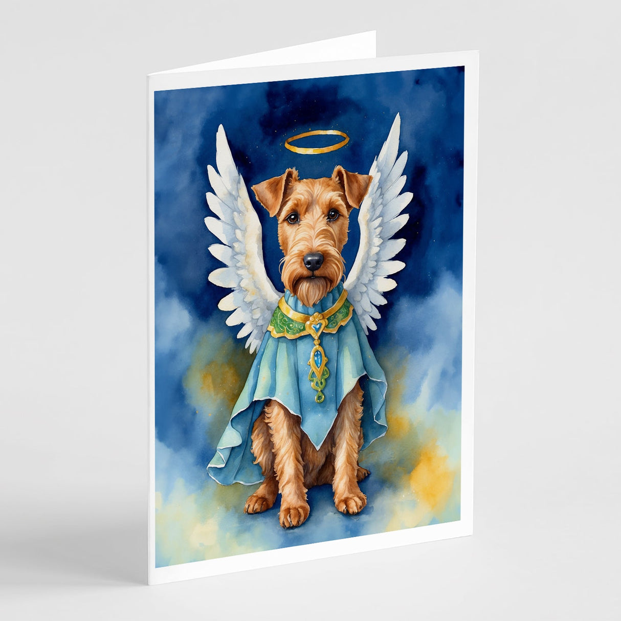 Irish Terrier My Angel Greeting Cards Pack of 8