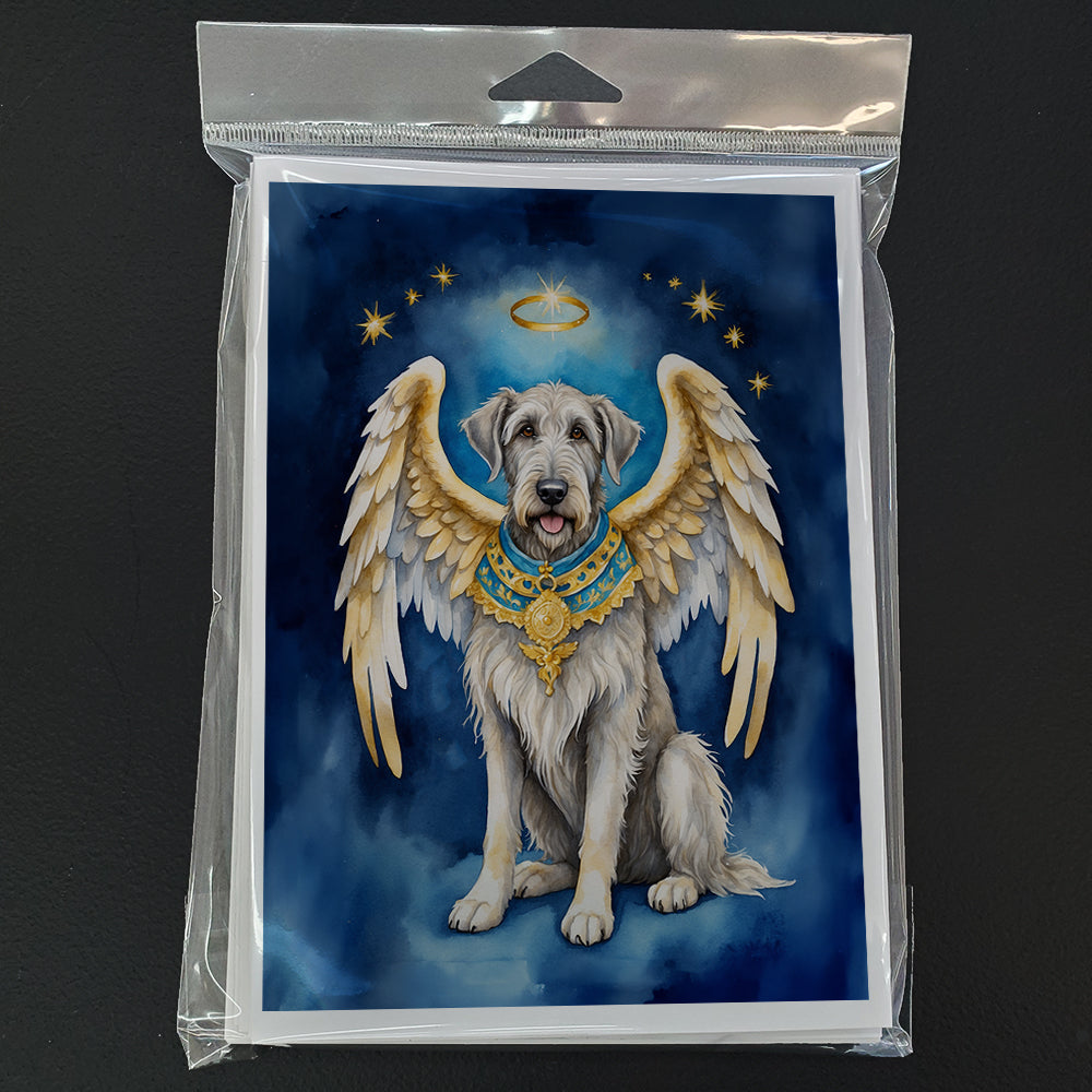 Irish Wolfhound My Angel Greeting Cards Pack of 8