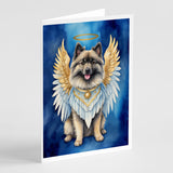 Keeshond My Angel Greeting Cards Pack of 8