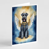 Kerry Blue Terrier My Angel Greeting Cards Pack of 8