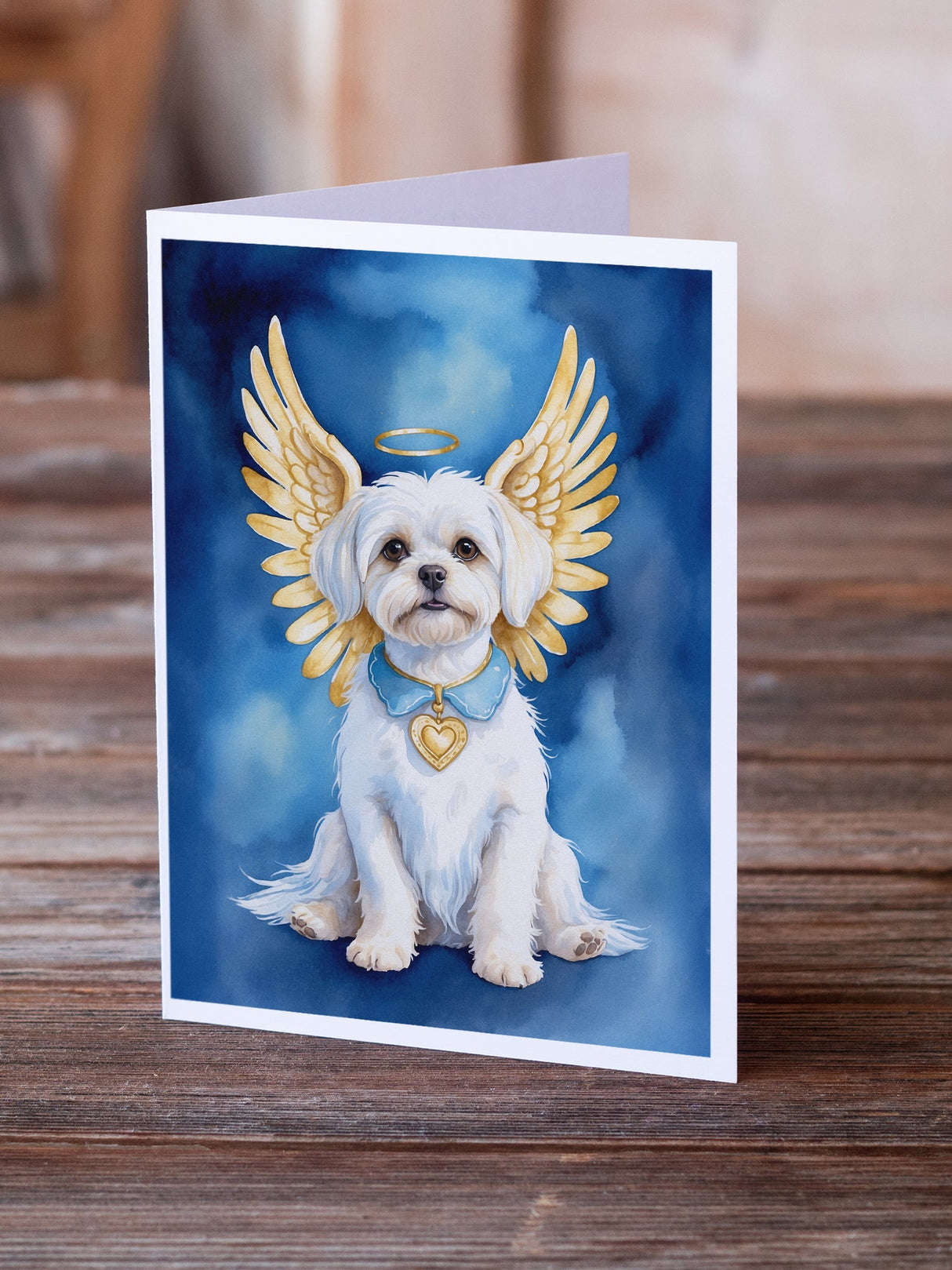 Maltese My Angel Greeting Cards Pack of 8