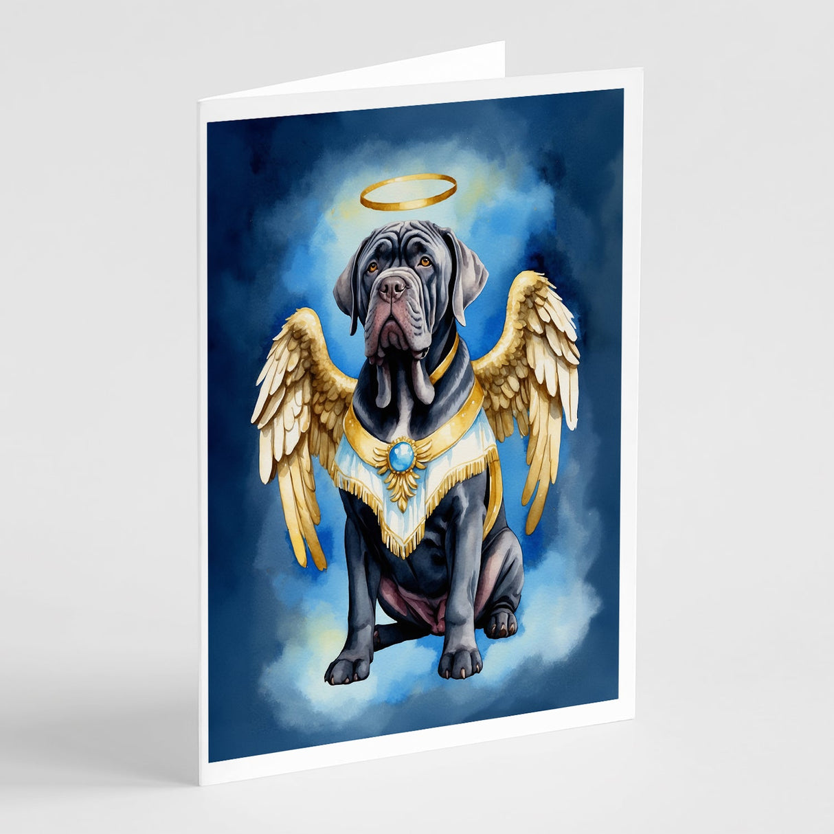 Neapolitan Mastiff My Angel Greeting Cards Pack of 8