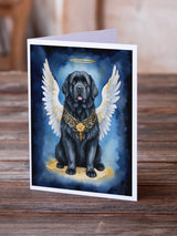 Newfoundland My Angel Greeting Cards Pack of 8