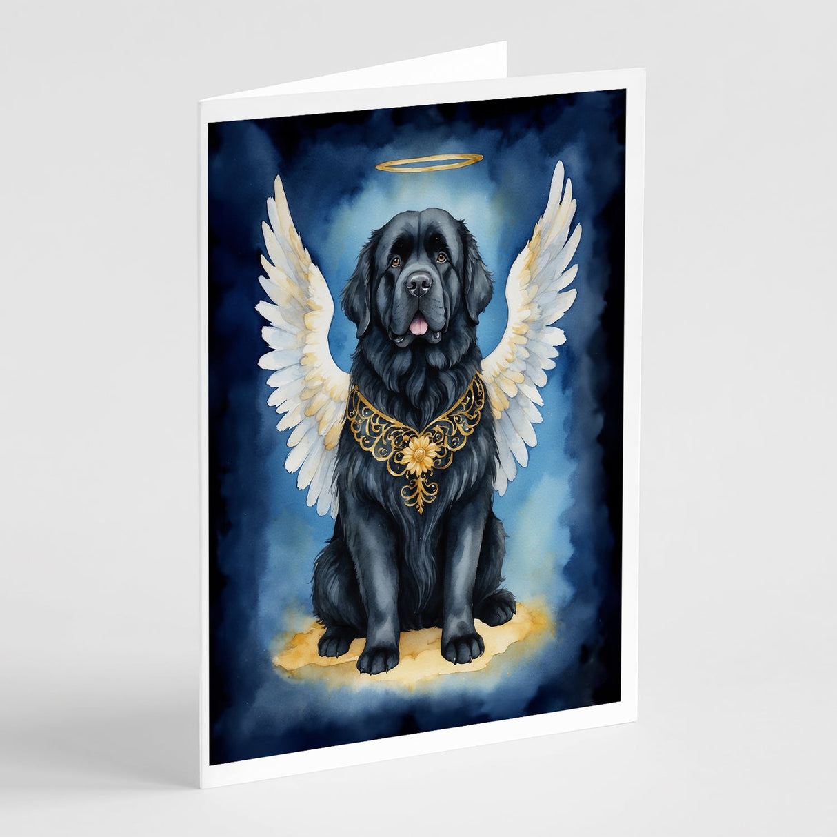 Newfoundland My Angel Greeting Cards Pack of 8