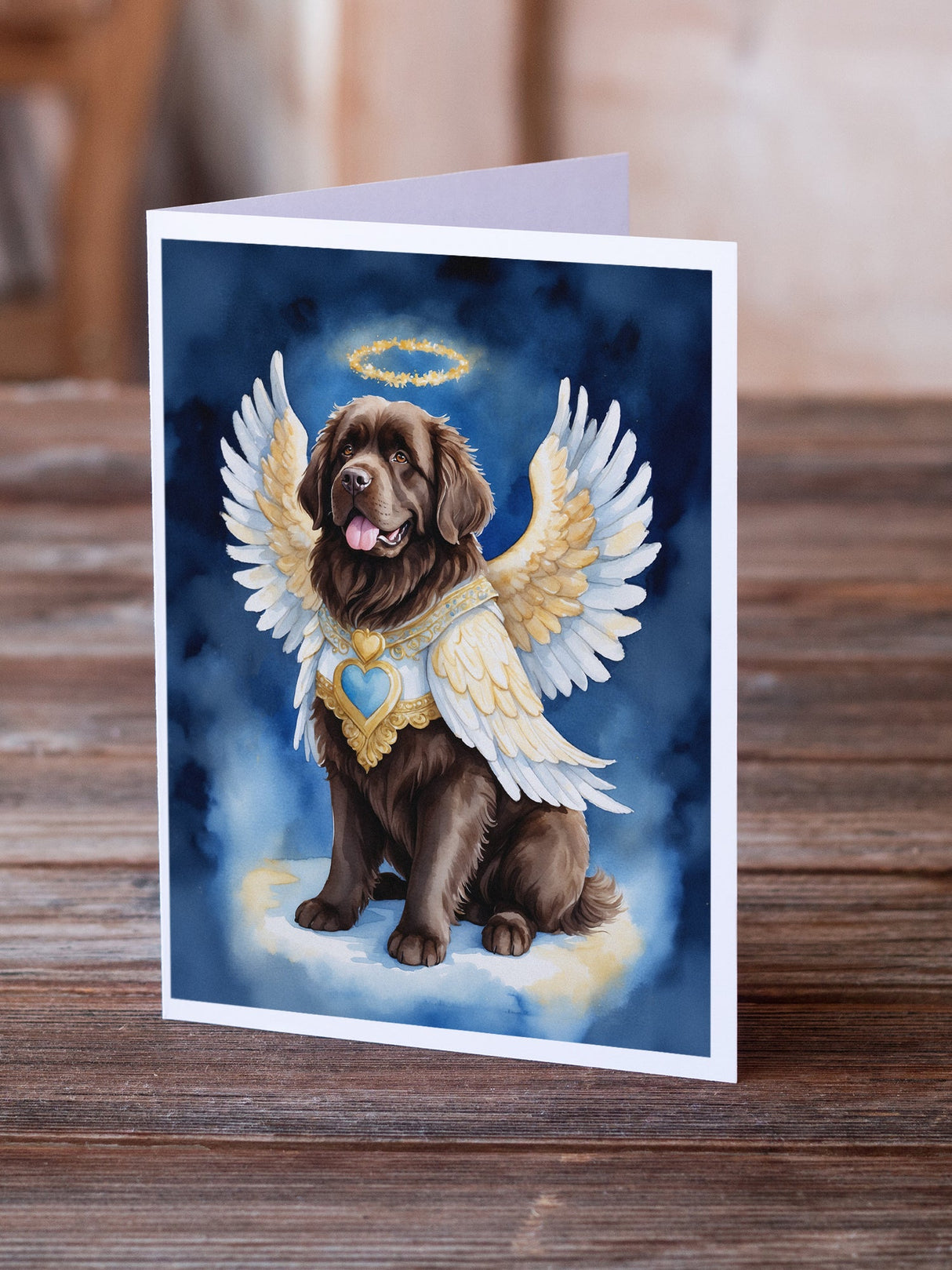 Newfoundland My Angel Greeting Cards Pack of 8