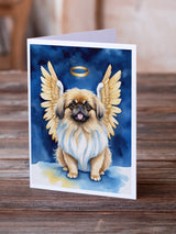 Pekingese My Angel Greeting Cards Pack of 8