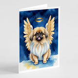 Pekingese My Angel Greeting Cards Pack of 8