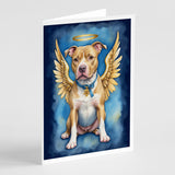 Pit Bull Terrier My Angel Greeting Cards Pack of 8