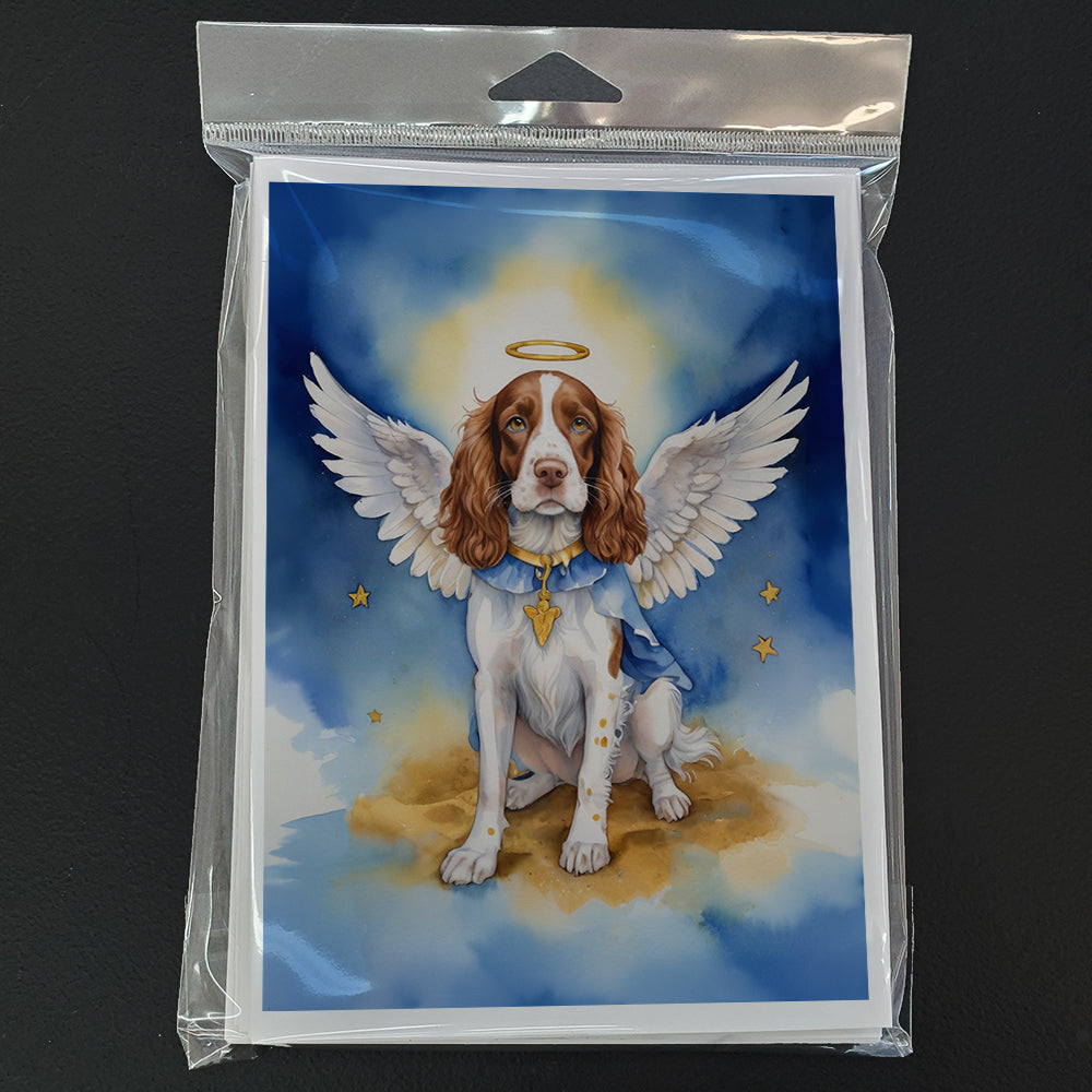 Welsh Springer Spaniel My Angel Greeting Cards Pack of 8