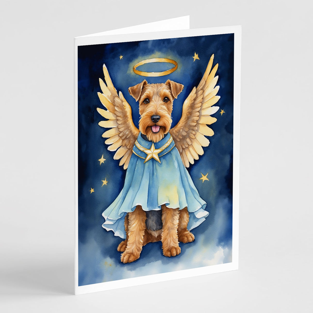 Welsh Terrier My Angel Greeting Cards Pack of 8