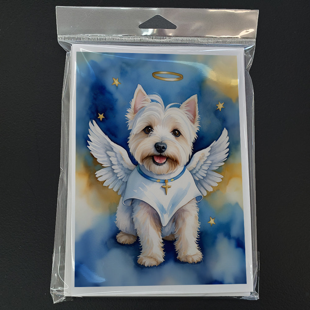 Westie My Angel Greeting Cards Pack of 8