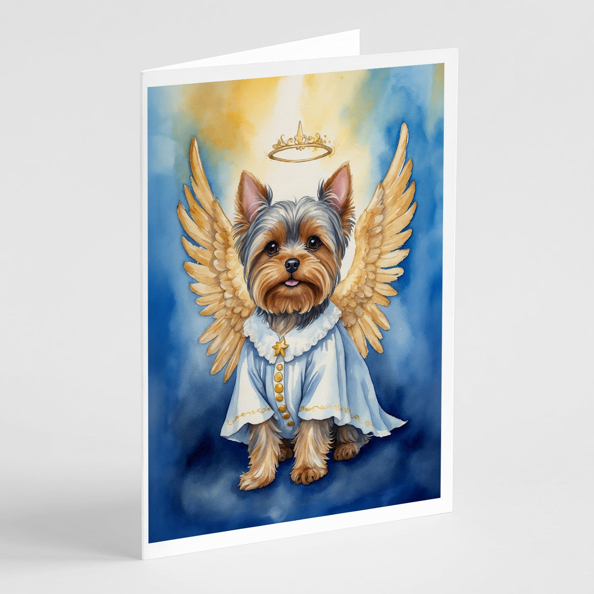 Yorkshire Terrier My Angel Greeting Cards Pack of 8