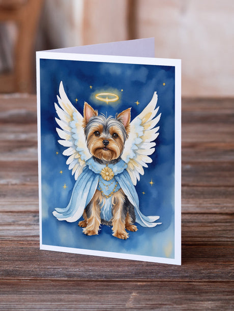 Yorkshire Terrier My Angel Greeting Cards Pack of 8