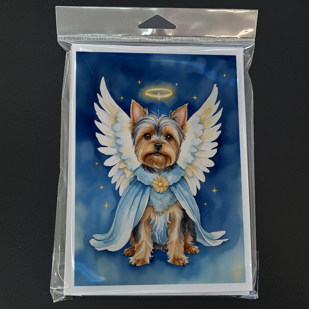 Yorkshire Terrier My Angel Greeting Cards Pack of 8