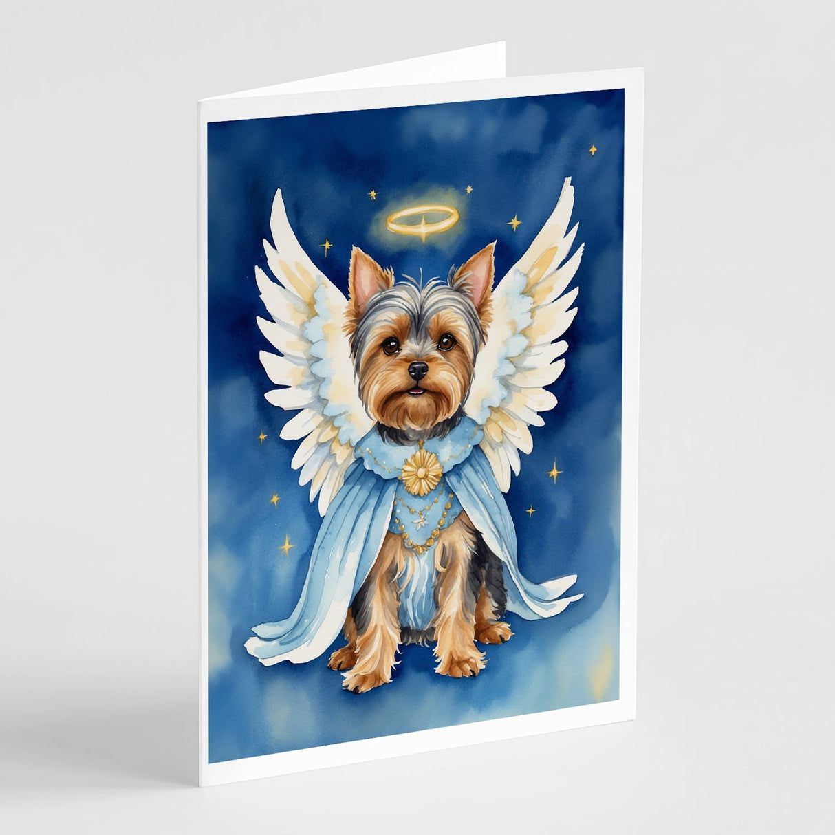 Yorkshire Terrier My Angel Greeting Cards Pack of 8