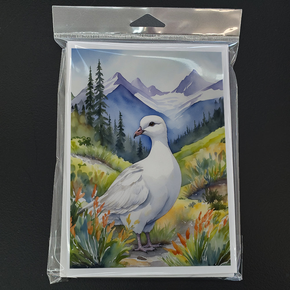 Alaska Willow Ptarmigan Greeting Cards Pack of 8