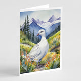 Alaska Willow Ptarmigan Greeting Cards Pack of 8