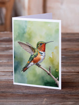 Allens Hummingbird Greeting Cards Pack of 8