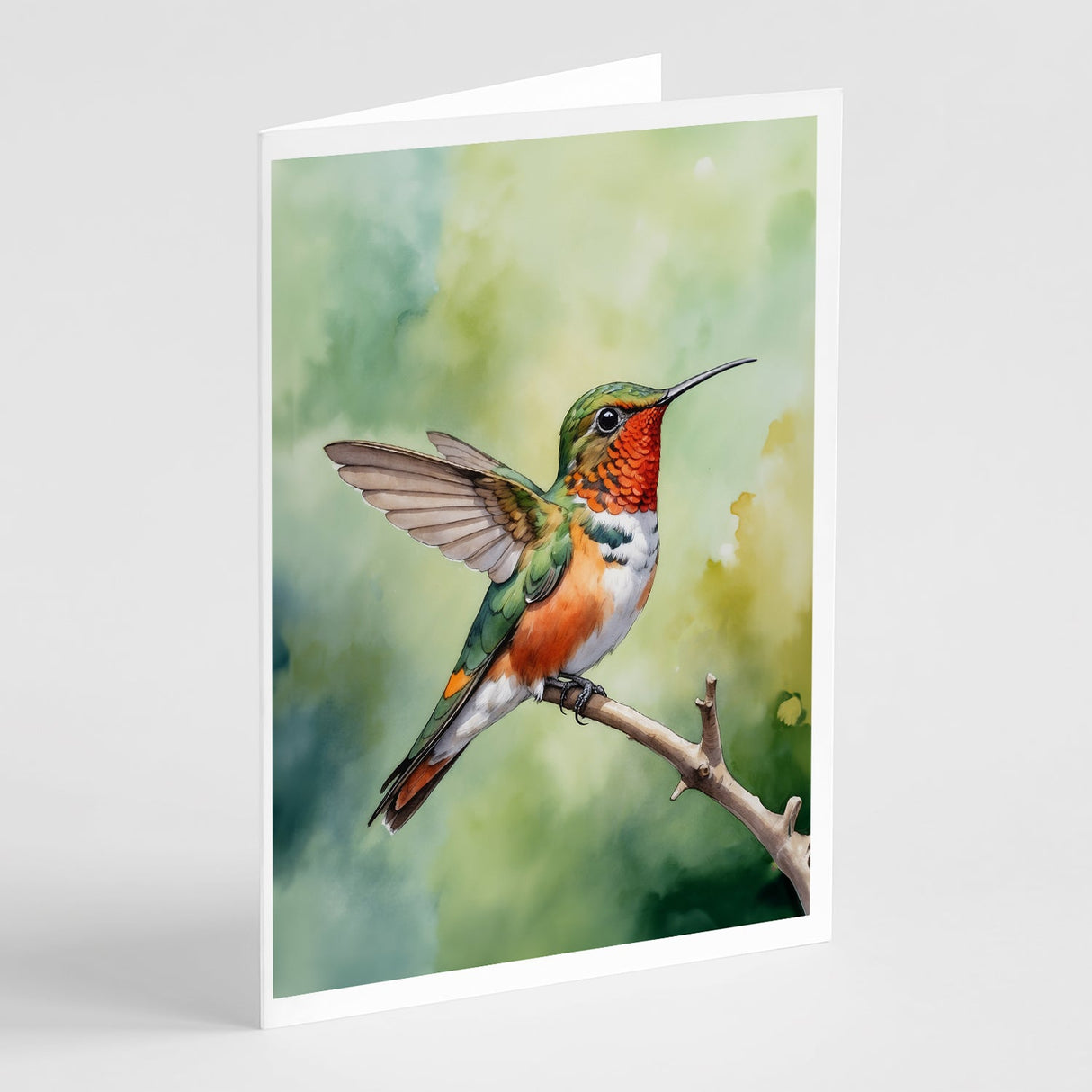 Allens Hummingbird Greeting Cards Pack of 8