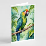 Amazon Parrot Greeting Cards Pack of 8