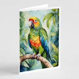 Amazon Parrot Greeting Cards Pack of 8