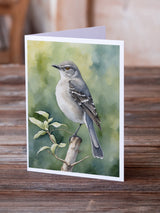 Arkansas Northern Mockingbird Greeting Cards Pack of 8