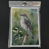 Arkansas Northern Mockingbird Greeting Cards Pack of 8