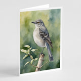 Arkansas Northern Mockingbird Greeting Cards Pack of 8