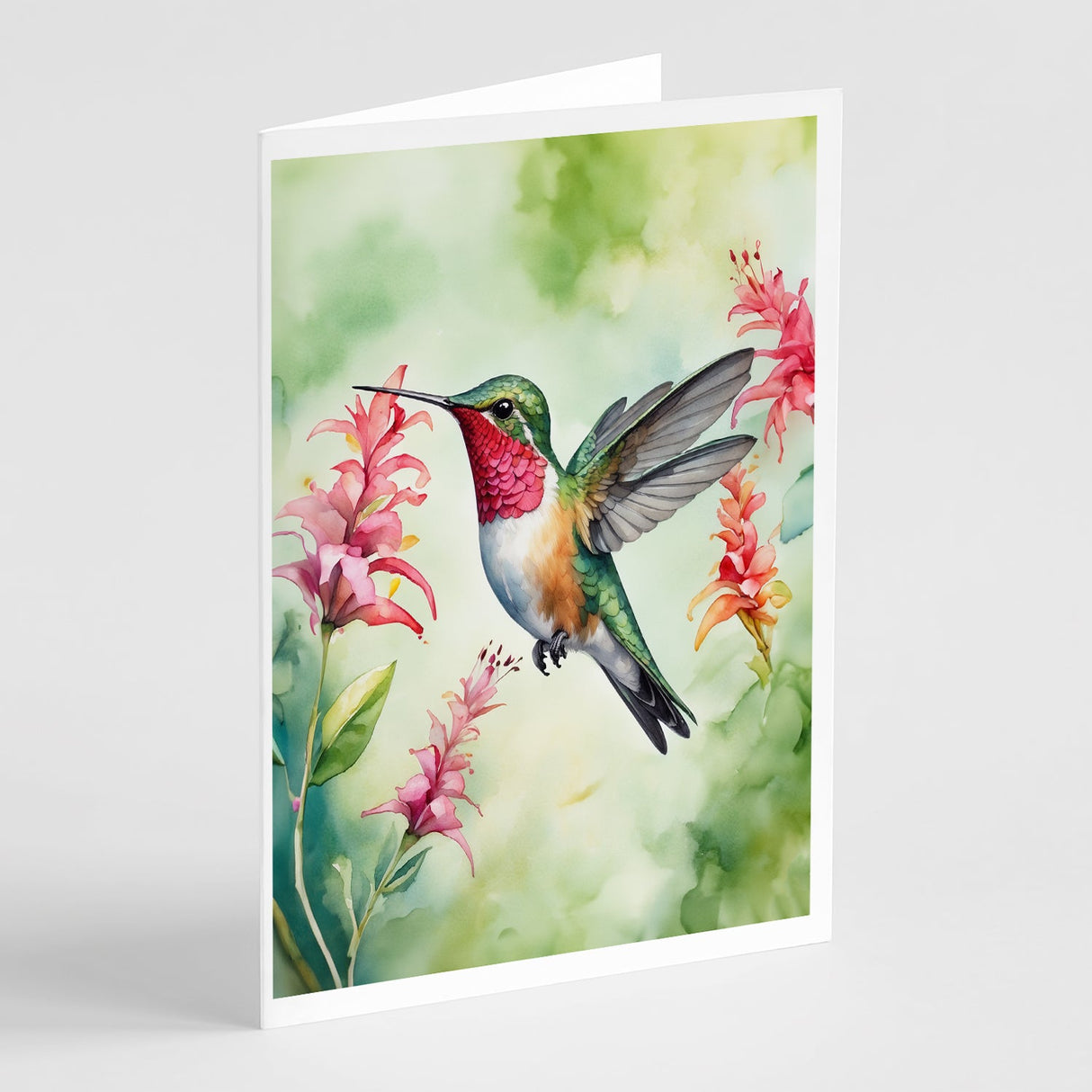 Broadtailed Hummingbird Greeting Cards Pack of 8