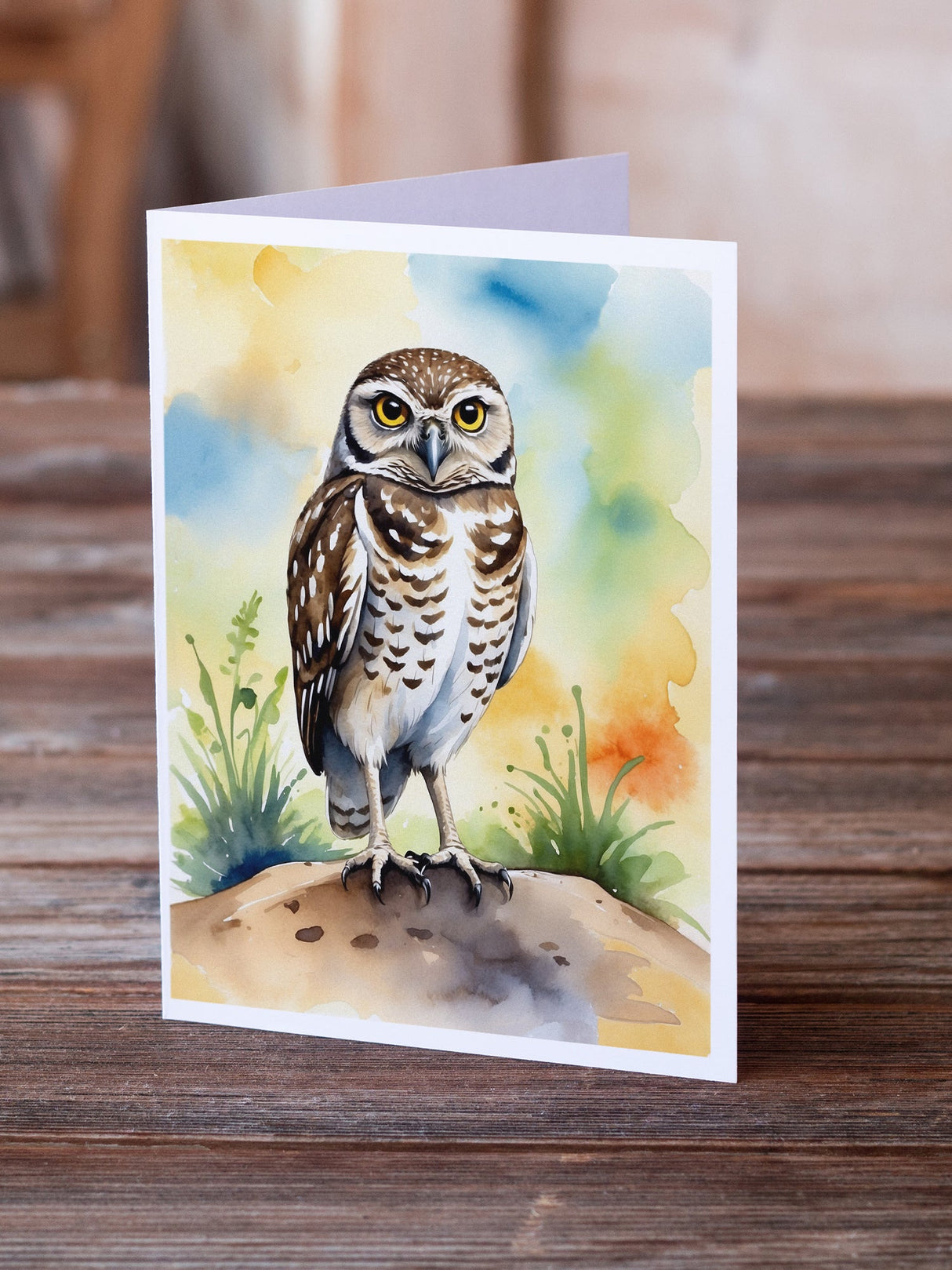 Burrowing Owl Greeting Cards Pack of 8