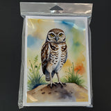 Burrowing Owl Greeting Cards Pack of 8