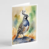 California Quail Greeting Cards Pack of 8