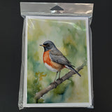 Connecticut American Robin Greeting Cards Pack of 8