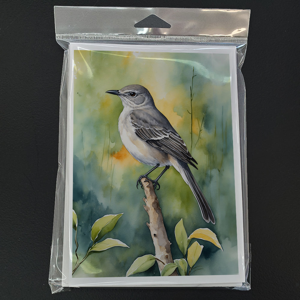 Florida Northern Mockingbird Greeting Cards Pack of 8