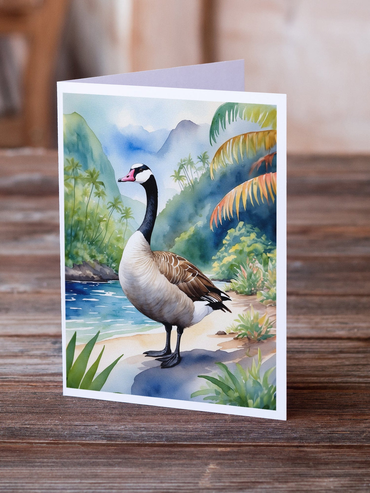 Hawaii Hawaiian Goose Greeting Cards Pack of 8