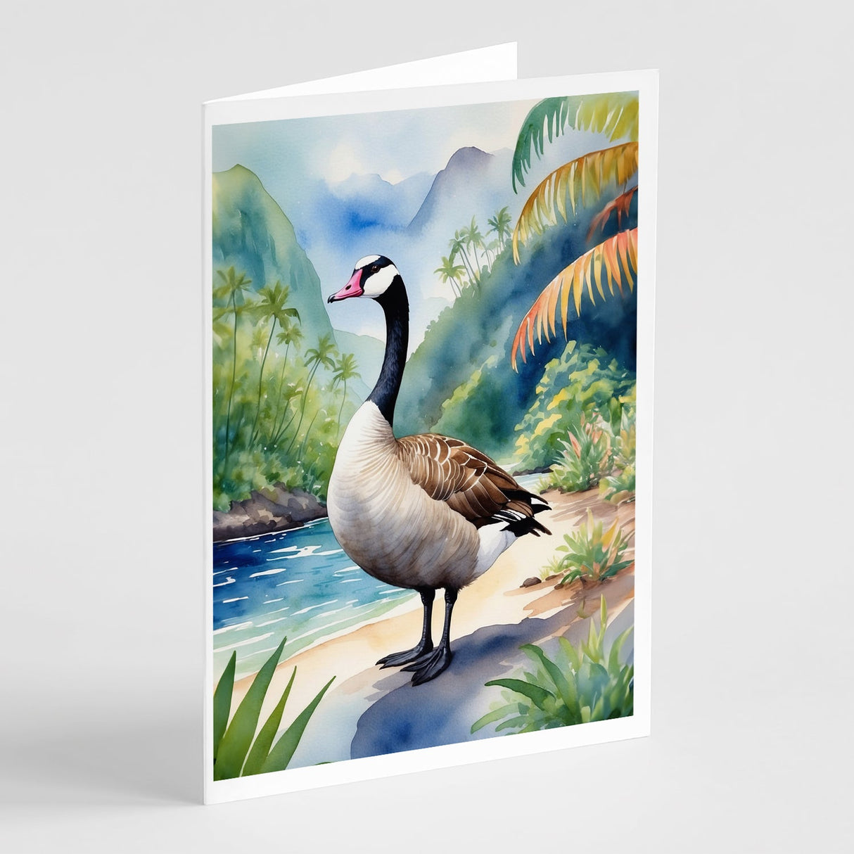 Hawaii Hawaiian Goose Greeting Cards Pack of 8