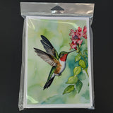 Rubythroated Hummingbird Greeting Cards Pack of 8