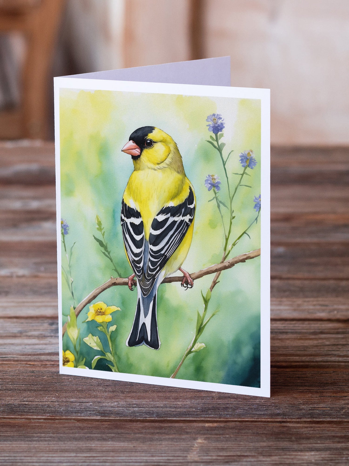 American Goldfinch Greeting Cards Pack of 8