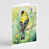 American Goldfinch Greeting Cards Pack of 8