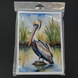 Louisiana Brown Pelican Greeting Cards Pack of 8