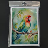 Lovebird Greeting Cards Pack of 8