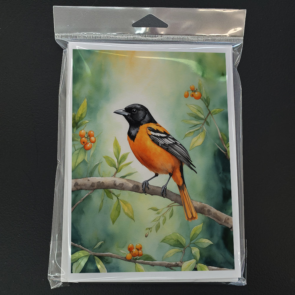 Maryland Baltimore Oriole Greeting Cards Pack of 8