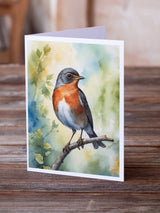 Michigan American Robin Greeting Cards Pack of 8